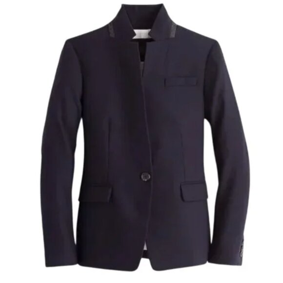 J. Crew Jackets & Blazers - J. Crew Classic Navy Regent Women's Blazer in four-season stretch Sz 12